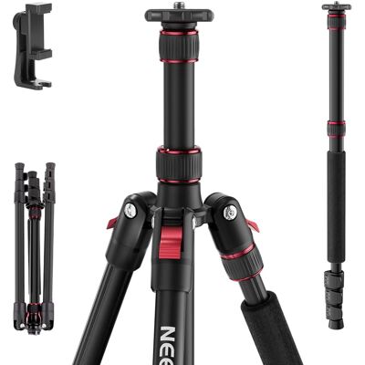 Neewer - 68" Tripod & Monopod for DSLR & iPhone - Heavy Duty Metal Travel Stand (Ball Head Sold Separately) Neewer - 68" Tripod & Monopod for DSLR & iPhone - Heavy Duty Metal Travel Stand (Ball Head Sold Separately)