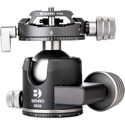 Benro - GX35 Three Series Arca-Swiss Style Low Profile Aluminum Ballhead Benro - GX35 Three Series Arca-Swiss Style Low Profile Aluminum Ballhead