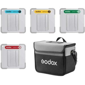 Godox - LiteFlow 15 6 x 6 Inch Reflector Kit with Varying Diffusion Strengths Godox - LiteFlow 15 6 x 6 Inch Reflector Kit with Varying Diffusion Strengths