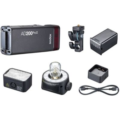 Godox - AD200 PRO II TTL Pocket Flash Kit Godox - AD200 PRO II TTL Pocket Flash Kit