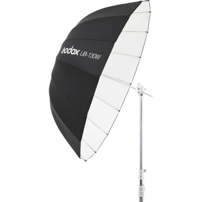 Godox - 51.1"/130cm Parabolic Umbrella - White Godox - 51.1"/130cm Parabolic Umbrella - White