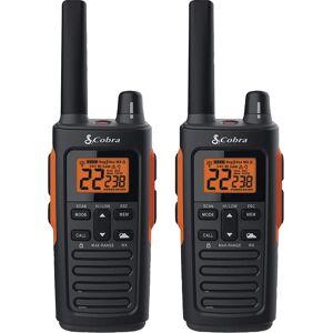 Cobra - 38-Mile, 60-Channel 2-Way Radios (Pair) - Black Cobra - 38-Mile, 60-Channel 2-Way Radios (Pair) - Black