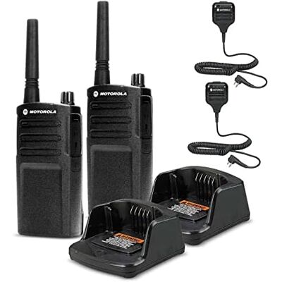 Solutions - 2 x Motorola RMU2040 On-Site 2-Way Radio (RMU2040) - 2 Pack With Mic Bundle - Black Solutions - 2 x Motorola RMU2040 On-Site 2-Way Radio (RMU2040) - 2 Pack With Mic Bundle - Black
