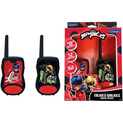 Lexibook - Miraculous Walkie-Talkies up to 200m - Black Lexibook - Miraculous Walkie-Talkies up to 200m - Black