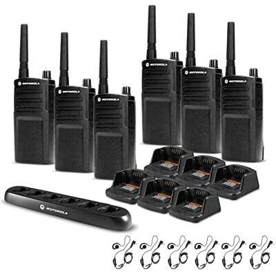 Solutions - 6 x Motorola RMU2040 On-Site 2-Way Radio (RMU2040) - 6 Pack With Mics Bundle - Black Solutions - 6 x Motorola RMU2040 On-Site 2-Way Radio (RMU2040) - 6 Pack With Mics Bundle - Black