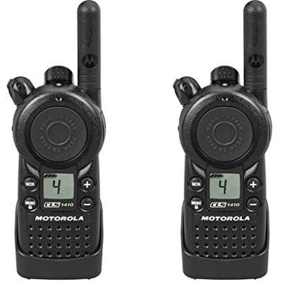 Motorola - Professional CLS1410 5-Mile 4-Channel UHF Two-Way Radio (Two Count) - Black Motorola - Professional CLS1410 5-Mile 4-Channel UHF Two-Way Radio (Two Count) - Black