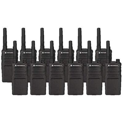12 Pack of Motorola RMU2040 Two way Radio Walkie Talkies - Black 12 Pack of Motorola RMU2040 Two way Radio Walkie Talkies - Black
