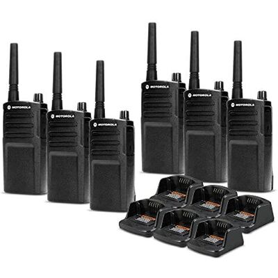 Solutions - 6 x Motorola RMU2040 On-Site 2-Way Radio (RMU2040) - 6 Pack Bundle Bundle - Black Solutions - 6 x Motorola RMU2040 On-Site 2-Way Radio (RMU2040) - 6 Pack Bundle Bundle - Black