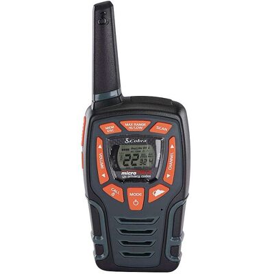 Cobra - 28-Mile, 22-Channel 2-Way Radios (Pair) - Black Cobra - 28-Mile, 22-Channel 2-Way Radios (Pair) - Black