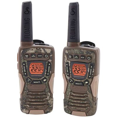 Cobra - 37-Mile, 22-Channel Floating 2-Way Radios (Pair) - Truetimber Strata Cobra - 37-Mile, 22-Channel Floating 2-Way Radios (Pair) - Truetimber Strata