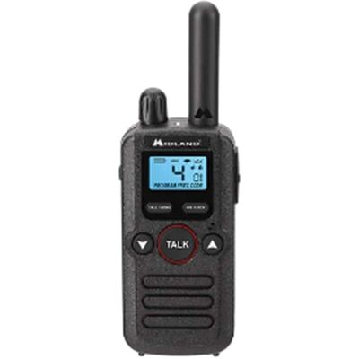 Midland - BIZTALK BR180 4-Channel 2-way Radio - Black Midland - BIZTALK BR180 4-Channel 2-way Radio - Black