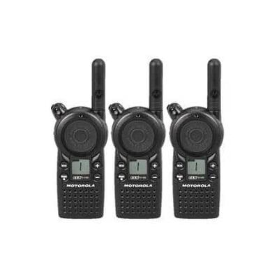 3 Pack of Motorola CLS1110 Two Way Radio Walkie Talkies (UHF) - Black 3 Pack of Motorola CLS1110 Two Way Radio Walkie Talkies (UHF) - Black