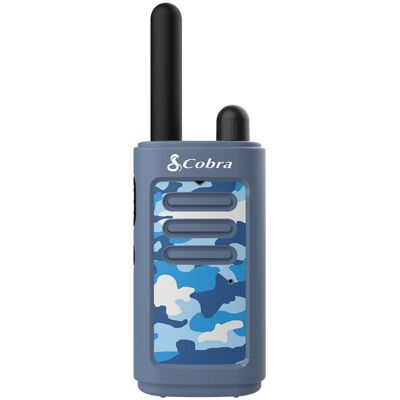 Cobra - HE150 B - Kid Friendly Walkie Talkies - 16-Mile Range, 2 Channels Two-Way Radio Set, (2-Pack) - Blue Cobra - HE150 B - Kid Friendly Walkie Talkies - 16-Mile Range, 2 Channels Two-Way Radio Set, (2-Pack) - Blue