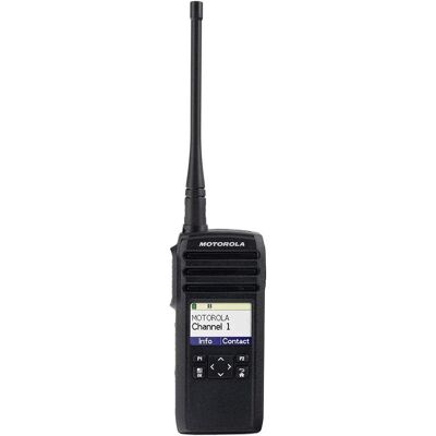 Motorola - DTR700 900 MHz 50-Channel Digital Two-Way Radio - Black Motorola - DTR700 900 MHz 50-Channel Digital Two-Way Radio - Black