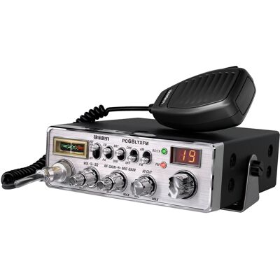 Uniden - PC68LTXFM Bearcat Professional 40-Channel CB Radio, AM/FM/PA Modes, Squelch, ANL, Analog Signal/RF Meter - Black Uniden - PC68LTXFM Bearcat Professional 40-Channel CB Radio, AM/FM/PA Modes, Squelch, ANL, Analog Signal/RF Meter - Black