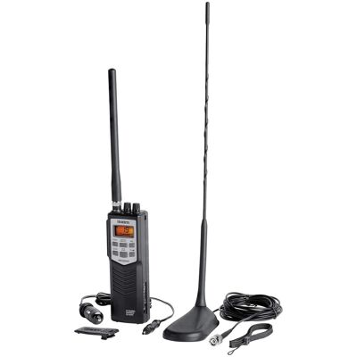 Uniden - Pro Series 40-Channel Handheld CB Radio Magnet-Mount Antenna PRO501TK - Black Uniden - Pro Series 40-Channel Handheld CB Radio Magnet-Mount Antenna PRO501TK - Black
