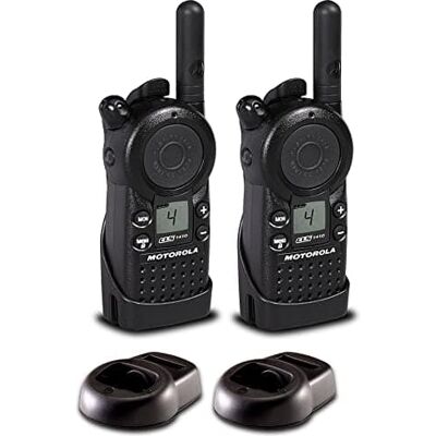 Solutions - 2 x Motorola CLS1410 UHF 1 W 4-Channel 2-Way Radio (CLS1410) - 2 Pack Bundle - Black Solutions - 2 x Motorola CLS1410 UHF 1 W 4-Channel 2-Way Radio (CLS1410) - 2 Pack Bundle - Black