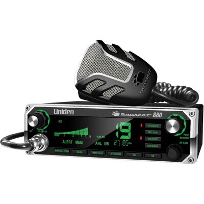 Uniden - BC880 40 Channel CB Radio With 7 Color Scanner - Black Uniden - BC880 40 Channel CB Radio With 7 Color Scanner - Black