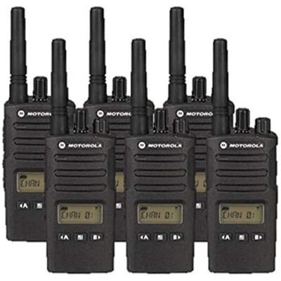 6 x Motorola RMU2080D Two way Radio Walkie Talkies - Black 6 x Motorola RMU2080D Two way Radio Walkie Talkies - Black