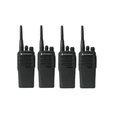 Motorola - CP200d UHF Radio AAH01QDC9JC2AN NEW 4 pack bundle - Black Motorola - CP200d UHF Radio AAH01QDC9JC2AN NEW 4 pack bundle - Black