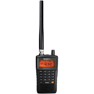 Uniden - Bearcat Compact Handheld Analog Scanner, SR30C - Black Uniden - Bearcat Compact Handheld Analog Scanner, SR30C - Black
