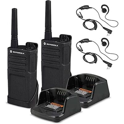 Solutions - 2 x Motorola RMM2050 On-Site 2-Way Radio (RMM2050) - 2 Pack With Mic Bundle - Black Solutions - 2 x Motorola RMM2050 On-Site 2-Way Radio (RMM2050) - 2 Pack With Mic Bundle - Black
