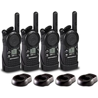 Solutions - 4 x Motorola CLS1110 UHF 1W 1-Channel 2-Way Radio (CLS1110) - 4 Pack Bundle - Black Solutions - 4 x Motorola CLS1110 UHF 1W 1-Channel 2-Way Radio (CLS1110) - 4 Pack Bundle - Black