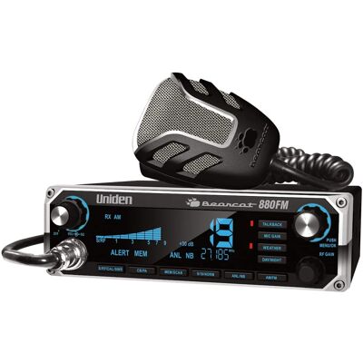 Uniden - Bearcat 880FM 40-Channel CB Radio AM/FM Transmit and Receive, 7-Color LCD Display - Black Uniden - Bearcat 880FM 40-Channel CB Radio AM/FM Transmit and Receive, 7-Color LCD Display - Black