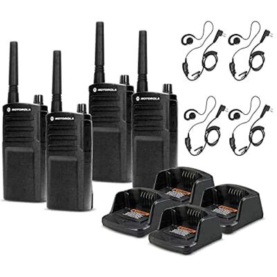 Solutions - 4 x Motorola RMU2040 On-Site 2-Way Radio (RMU2040) - 4 Pack With Mic Bundle - Black Solutions - 4 x Motorola RMU2040 On-Site 2-Way Radio (RMU2040) - 4 Pack With Mic Bundle - Black