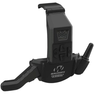 Walker’s - Walkers Recon Hybrid Communicator Bluetooth Walkie Talkie with Boom Mic - Black Walker’s - Walkers Recon Hybrid Communicator Bluetooth Walkie Talkie with Boom Mic - Black