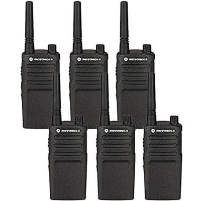 6 Pack of Motorola RMU2040 Two way Radio Walkie Talkies - Black 6 Pack of Motorola RMU2040 Two way Radio Walkie Talkies - Black