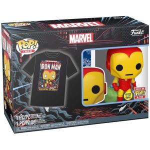 Funko - POP! & TEE: Marvel - Holiday Iron Man(GW) - XS - COLLECTIBLES - Multicolor Funko - POP! & TEE: Marvel - Holiday Iron Man(GW) - XS - COLLECTIBLES - Multicolor