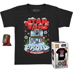 Funko - POCKET POP! & TEE: Star Wars - Holiday R2D2 (MT) - L - COLLECTIBLES - Multicolor Funko - POCKET POP! & TEE: Star Wars - Holiday R2D2 (MT) - L - COLLECTIBLES - Multicolor