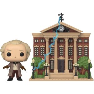 Funko - Back to the Future POP Town Doc with Clock Tower - Brown Funko - Back to the Future POP Town Doc with Clock Tower - Brown