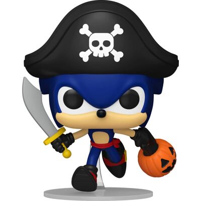 Funko - POP! Games: Sonic - Sonic as Pirate - COLLECTIBLES - Multicolor Funko - POP! Games: Sonic - Sonic as Pirate - COLLECTIBLES - Multicolor