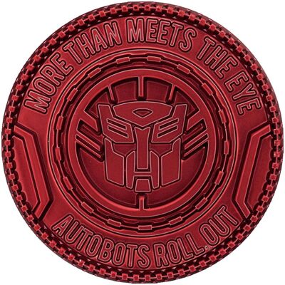 Hasbro - 40th Anniversary Autobot Medallion - Red Hasbro - 40th Anniversary Autobot Medallion - Red