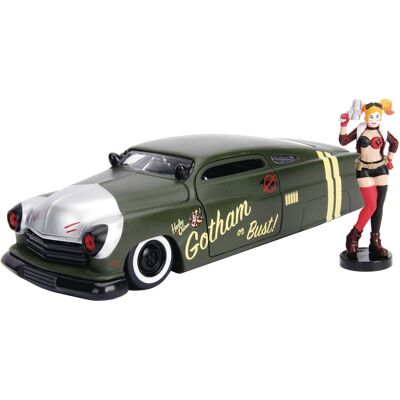 Jada Toys - DC Comics Bombshells Harley Quinn & 1951 Mercury Die-cast Car, 1: 24Scale Vehicle & 2.75 - COLLECTIBLES - Multicolor Jada Toys - DC Comics Bombshells Harley Quinn & 1951 Mercury Die-cast Car, 1: 24Scale Vehicle & 2.75 - COLLECTIBLES - Multicolor