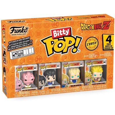 Funko - Bitty POP!: Dragon Ball Z - Kid Buu 4-Pack - Collectibles - Multicolor Funko - Bitty POP!: Dragon Ball Z - Kid Buu 4-Pack - Collectibles - Multicolor