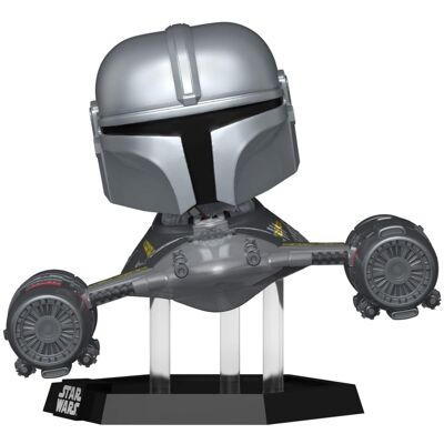 Funko - POP! RIDES: Star Wars: The Mandalorian - The Mandalorian & N-1 Starfighter - COLLECTIBLES - Multicolor Funko - POP! RIDES: Star Wars: The Mandalorian - The Mandalorian & N-1 Starfighter - COLLECTIBLES - Multicolor