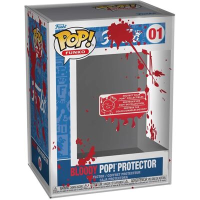 Funko - POP! Protector Printed UV: Blood Splatter - COLLECTIBLES - Multicolor Funko - POP! Protector Printed UV: Blood Splatter - COLLECTIBLES - Multicolor