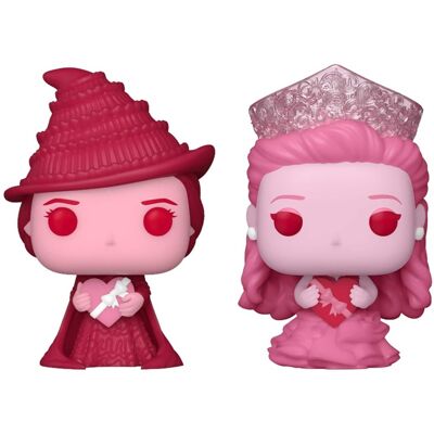 Funko - Pocket POP!: Elphaba & Glinda (Valentine) 2-Pack - COLLECTIBLES - Multicolor Funko - Pocket POP!: Elphaba & Glinda (Valentine) 2-Pack - COLLECTIBLES - Multicolor