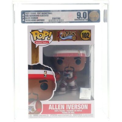 Philadelphia 76ers NBA Funko POP Vinyl Figure Allen Iverson Rated AFA 9 Philadelphia 76ers NBA Funko POP Vinyl Figure Allen Iverson Rated AFA 9