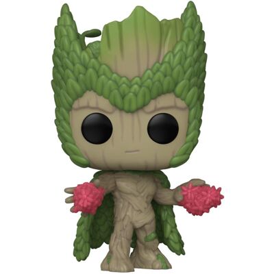 Funko - POP! Marvel: We Are Groot - Scarlet Witch - COLLECTIBLES - Multicolor Funko - POP! Marvel: We Are Groot - Scarlet Witch - COLLECTIBLES - Multicolor