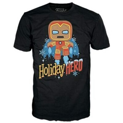 Funko - BOXED TEE: Marvel Holiday- GB Iron Man - L - COLLECTIBLES - Multicolor Funko - BOXED TEE: Marvel Holiday- GB Iron Man - L - COLLECTIBLES - Multicolor