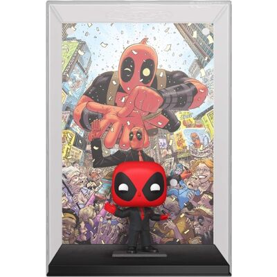 Funko - POP! COMIC BOOK COVER WITH CASE: Marvel - Deadpool (2025) #1 Deadpool in Black Suit - Collectibles - Multicolor Funko - POP! COMIC BOOK COVER WITH CASE: Marvel - Deadpool (2025) #1 Deadpool in Black Suit - Collectibles - Multicolor