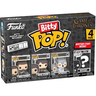 Funko - Bitty POP!: Game of Thrones - Ned Stark 4-Pack - COLLECTIBLES - Multicolor Funko - Bitty POP!: Game of Thrones - Ned Stark 4-Pack - COLLECTIBLES - Multicolor