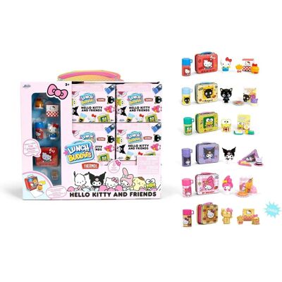 Jada Toys - Hello Kitty - Lunch Box Buddies - Blind Box Display - COLLECTIBLES - Multicolor Jada Toys - Hello Kitty - Lunch Box Buddies - Blind Box Display - COLLECTIBLES - Multicolor