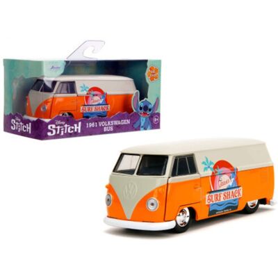 Jada Toys - Disney Stitch - Hollywood Rides - 1:32 '61 VW Die-Cast Bus - COLLECTIBLES - Multicolor Jada Toys - Disney Stitch - Hollywood Rides - 1:32 '61 VW Die-Cast Bus - COLLECTIBLES - Multicolor