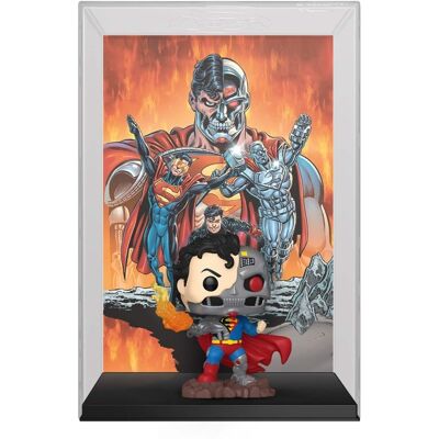 Funko - Pop! Comic Cover: DC - Cyborg Superman - COLLECTIBLES - Multicolor Funko - Pop! Comic Cover: DC - Cyborg Superman - COLLECTIBLES - Multicolor