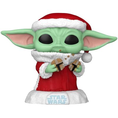 Funko - POP! Star Wars: Mando Holiday - Grogu - COLLECTIBLES - Multicolor Funko - POP! Star Wars: Mando Holiday - Grogu - COLLECTIBLES - Multicolor